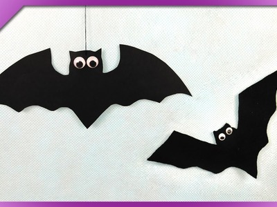 DIY Halloween bats to hang on curtain (ENG Subtitles) - Speed up #268