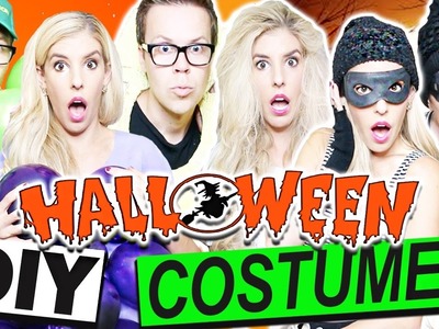 DIY HALLOWEEN COUPLE'S COSTUMES | Cheap and Easy!!