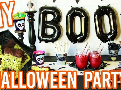 DIY HALLOWEEN PARTY! Treats, Decorations, and MORE!