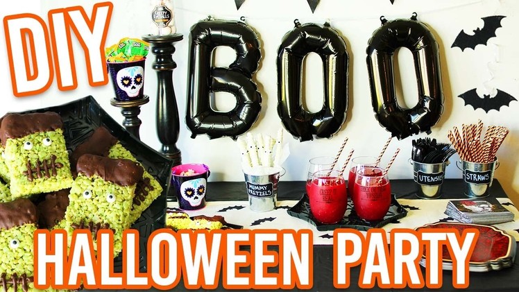DIY HALLOWEEN PARTY! Treats, Decorations, and MORE!