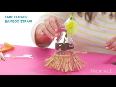 DIY: Hula Grass Skirt for Your Drink