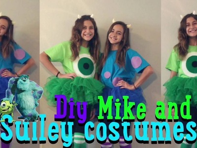 DIY Mike And Sulley Halloween Costumes