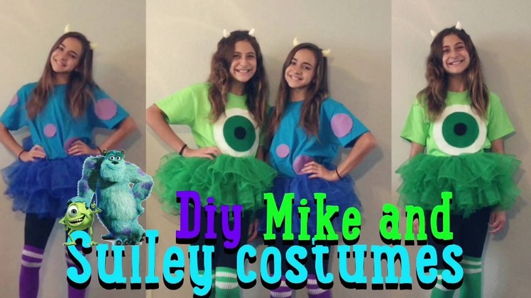 DIY Mike And Sulley Halloween Costumes