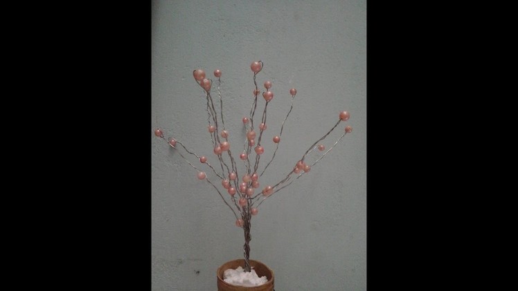 DIY Pearl wire tree