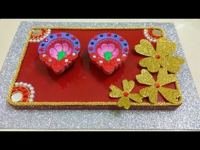Diya decoration | Candle decoration with Cadbury Celebration box: how to