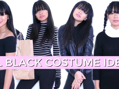 Easy DIY College All Black Halloween Costume Ideas