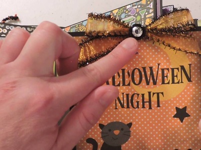 Halloween 6X6 Mini Album using Doodlebug's Boos and Brews Paper Line