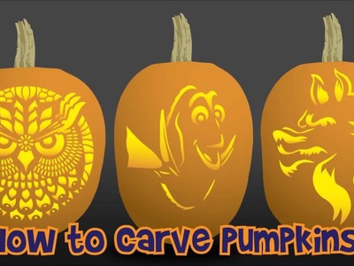 How to Carve a Pumpkin with a Pumpkin Stencil