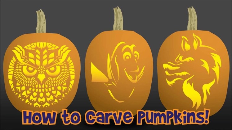 How to Carve a Pumpkin with a Pumpkin Stencil