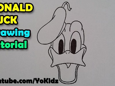 How to draw Donald Duck