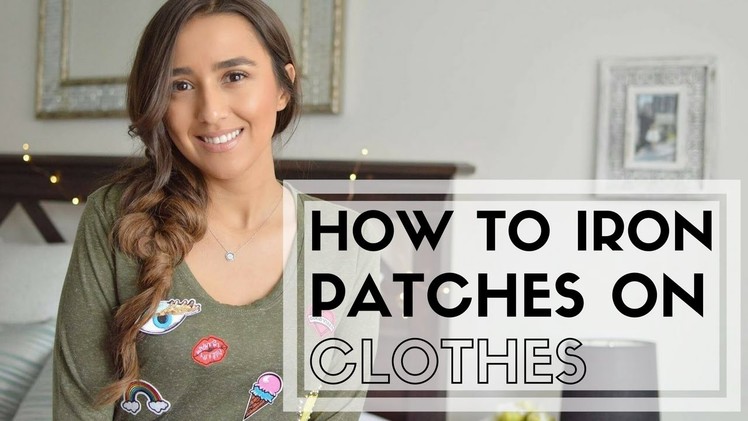 How to Iron Patches on Clothes || DIY