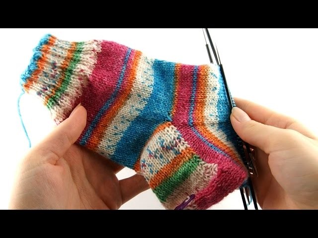 How to Knit Socks #5 Gusset