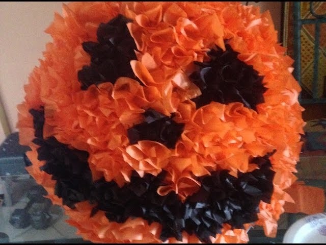 How to Make a Halloween Piñata; Step by Step Directions-Easy & Fun!