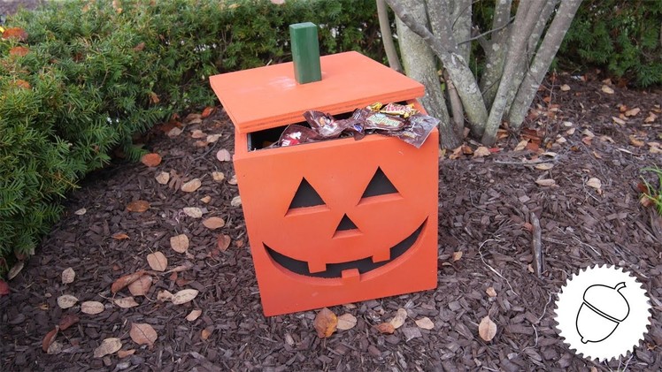How to Make a Jack-O-Lantern Candy Holder | Halloween Project!