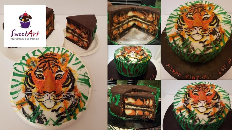 How to make a Tiger Cake