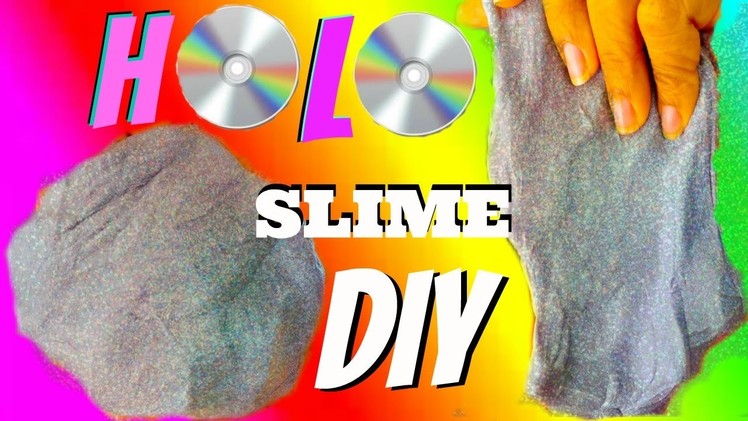 Making Holographic Slime (Make it Monday) Pure HOLO Slime DIY