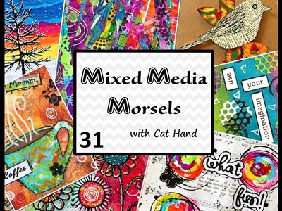 Mixed Media Morsels 31 - Stamped Tissue Paper
