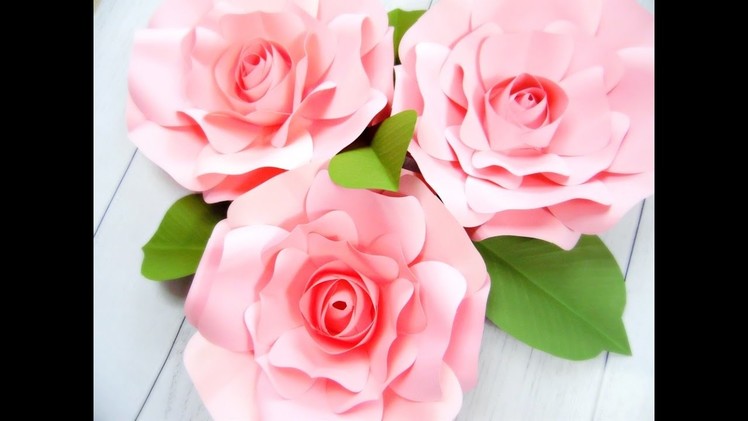 Paper Flower Rose. Smaller Regina style flower