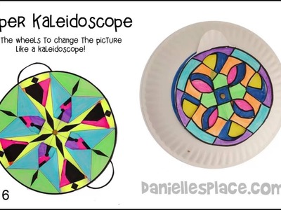Paper Kaleidoscope Craft