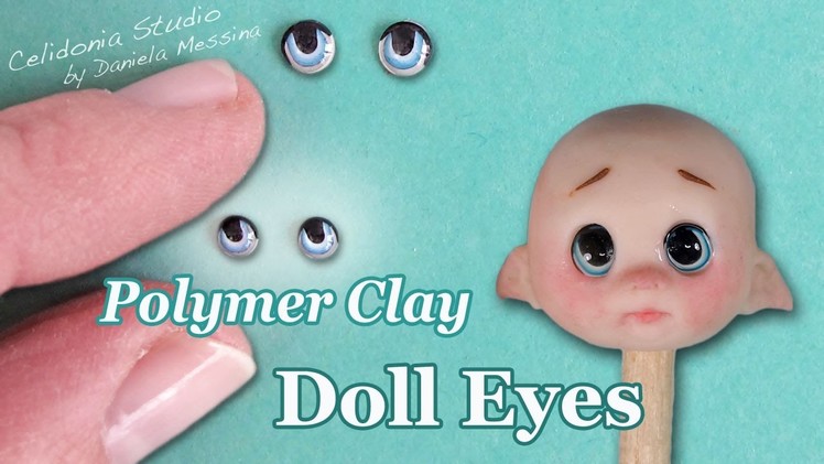Polymer Clay Doll Eyes Tutorial - Manga Style