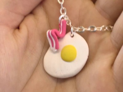 Polymer Clay Tutorials - Eggs & Bacon Charms