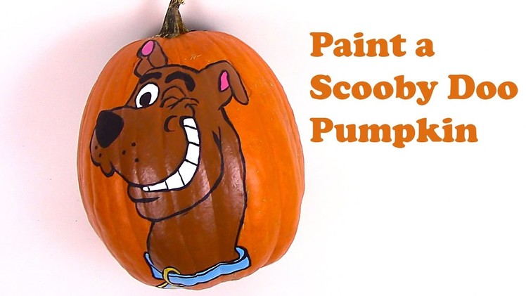 Scooby Doo Painted Pumpkin  +  How to Face Paint Scooby Doo  +  Painted Pumpkin Faces