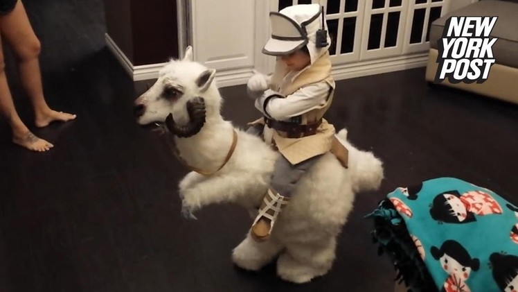 Star Wars fans will drool over this kid's DIY Halloween costume