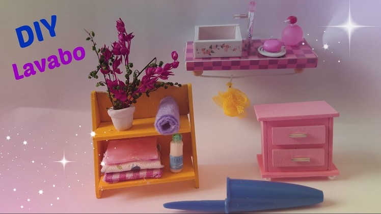 #10 DIY Miniature Dollhouse Restroom-DIY Miniatura de Lavabo para Casinha de Boneca