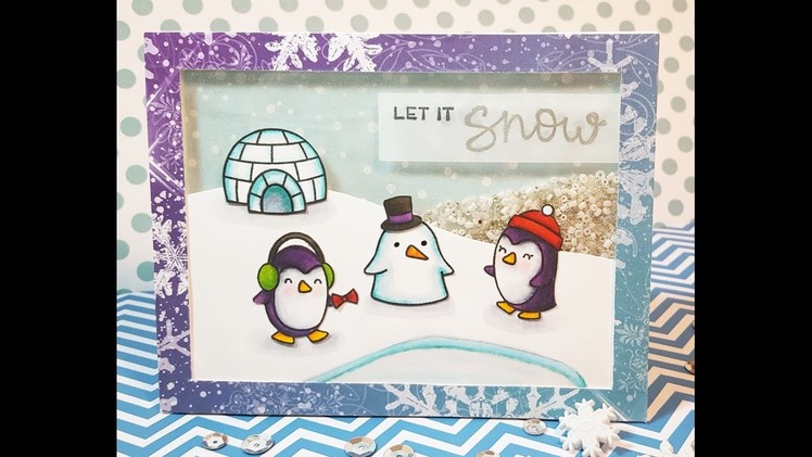 12 Days of Christmas Cards - Day 12: Let It Snow Shaker