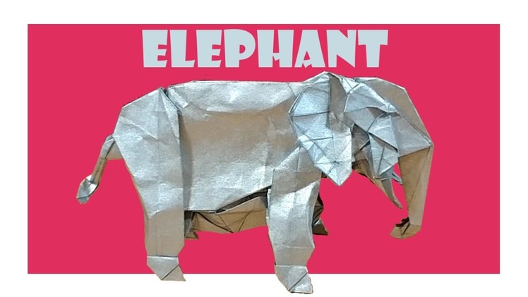 African Elephant Origami Tutorial (Shuki Kato)