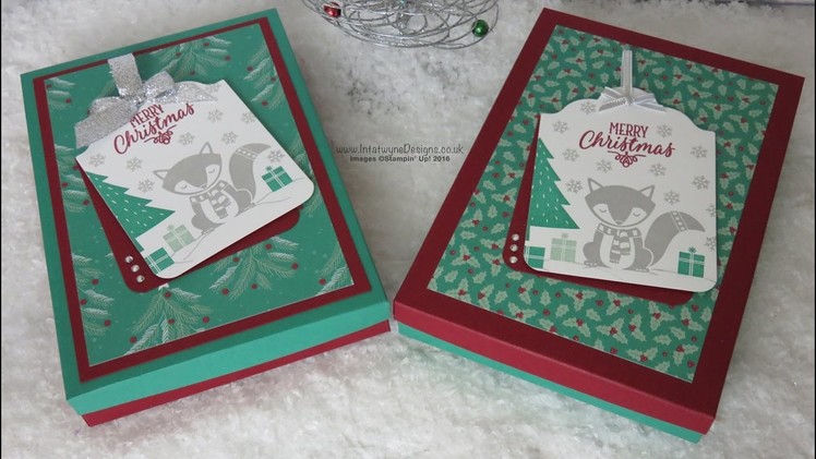 Crafty Christmas Countdown #11   Cozy Critter Christmas Cards and Box