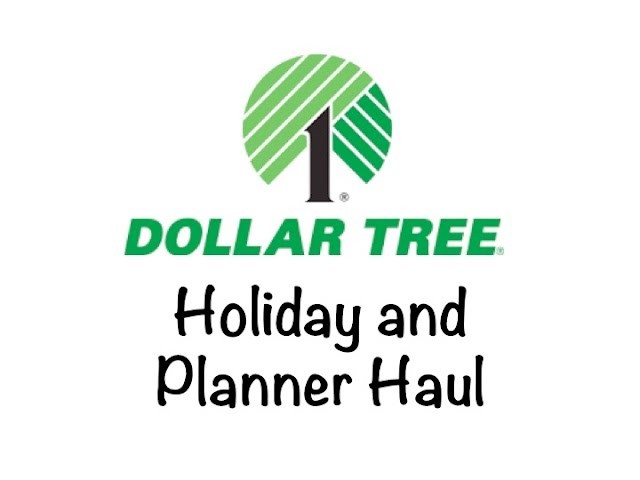Dollar Tree Haul | Planner & Craft Goodies | Thanksgiving & Christmas Deco