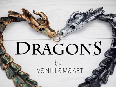 Dragons - Dragon Bracelets, Fantasy Jewelry -  Handmade Jewelry by VanillamaArt