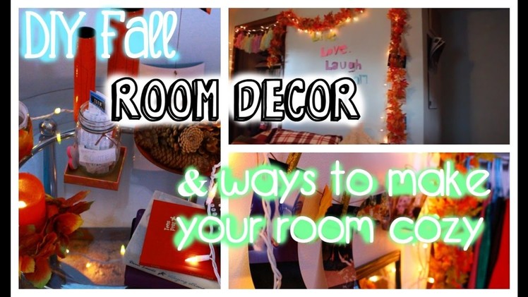 FALL AND HALLOWEEN DIY ROOM DECOR | HUGE COLLAB | Brianne