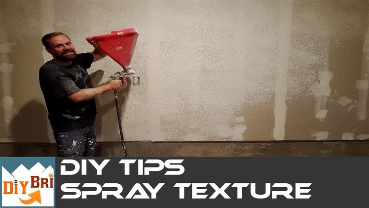 How to spray Texture on Walls & Ceilings | DIY Hopper Gun Tips