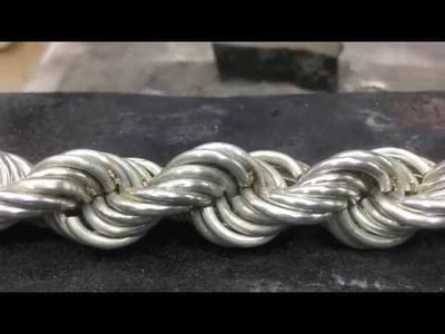 Jewellery How to make a rope chain by hand