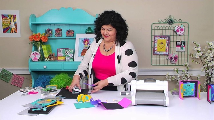 Make Handmade Cards for Dia de los Muertos with Sizzix and Crafty Chica
