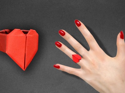 Origami: Heart Ring - Instructions in English ( BR )