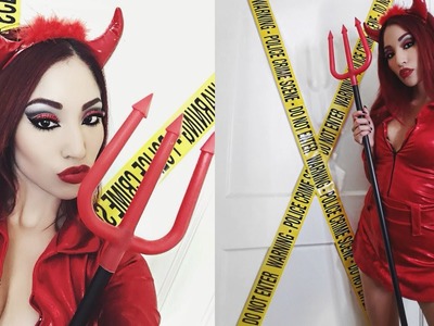Sexy Devil Halloween Makeup Tutorial