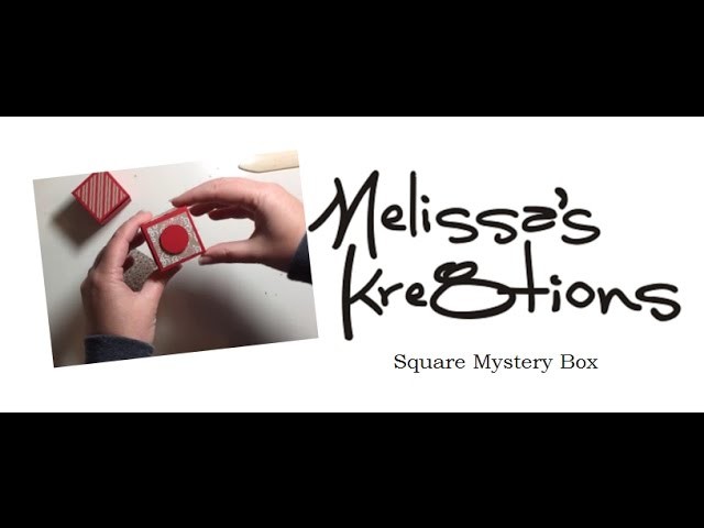 Square Mystery Box - Flat Fold Box - Christmas - Stampin' Up! - Melissa's Kre8tions