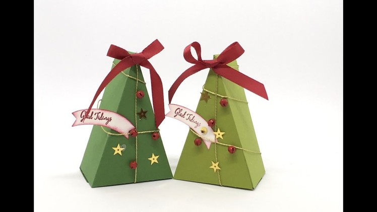 Thin Thursdays - Stampin' Up! Mini Christmas Tree from Cutie Pie Thinlits Dies