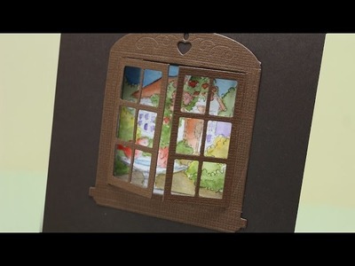 Window Cards with Art Impressions