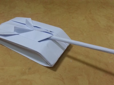 162 Origami 종이접기 (탱크) Tank   摺紙 折纸 оригами 折り紙  اوريغامي