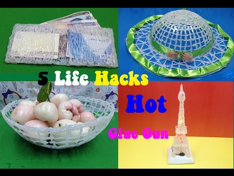 5 amazing things can be made with a hot glue gun - 5 Life Hacks Hot Glue Gun