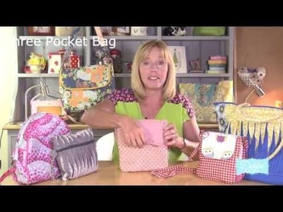 A three pocket bag for you to sew! by Debbie Shore
