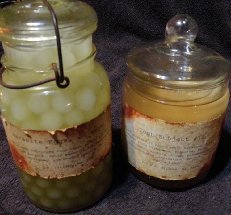 Asmr- DIY Halloween Jars