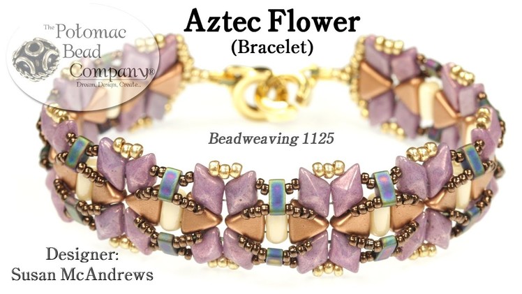 Aztec Flower Bracelet (Tutorial)