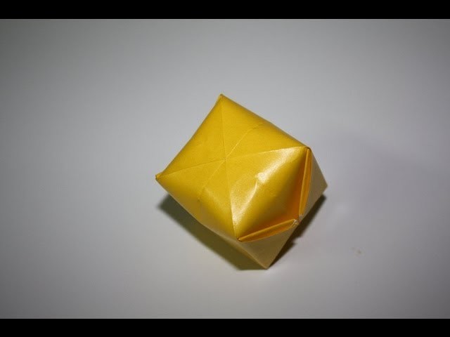 Balloon Origami Water Bomb - Working - (SLOW MOTION)