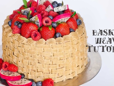 Basket Weave Cake Decorating Tutorial
