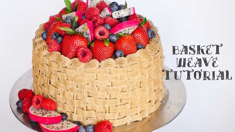 Basket Weave Cake Decorating Tutorial
